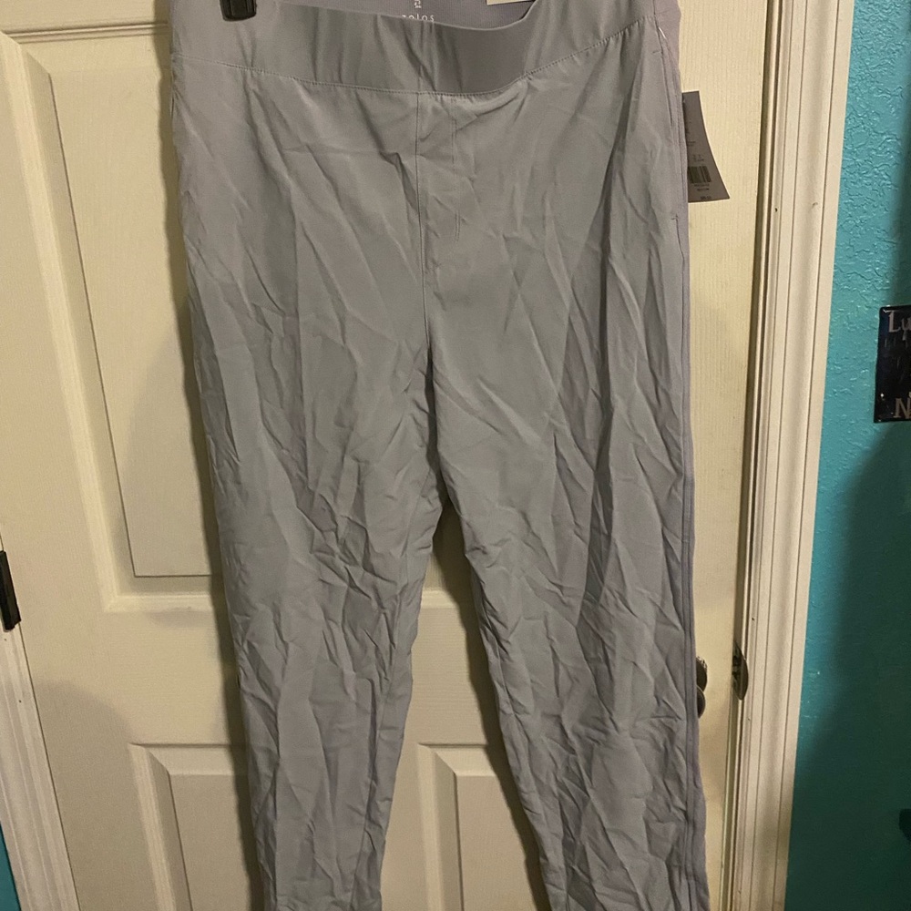 ZELOS Light Gray women's Pants new with tags